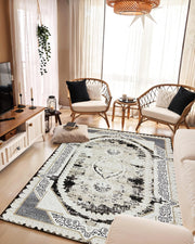 JERICHO Rug DESIGN 9955 Grey 2x8 Runner (2'6x7'9")"