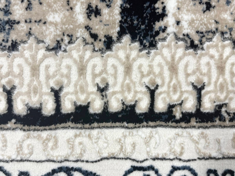 JERICHO Rug DESIGN 9955 Blue 7x10 (6'6x9'2")"