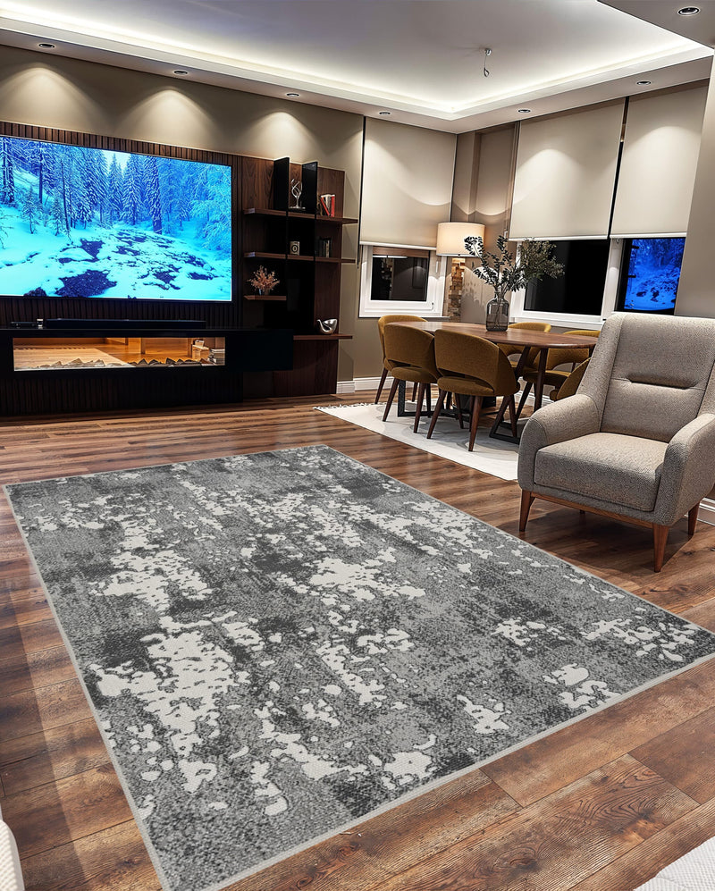 JERICHO Rug DESIGN 9957 Grey 5x8 (5'2x7'5")"