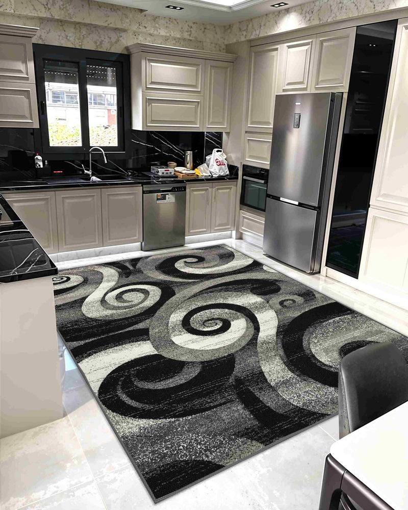 ATLAS Rug DESIGN 9961 Grey 5x8 (5'2x7'5")"