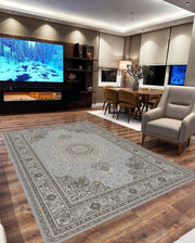 TRABZON RUG DESIGN 99901 Grey 10x13 (9'2x12'5")"