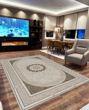 TRABZON RUG DESIGN 99903 Beige 10x13 (9'2x12'5")"