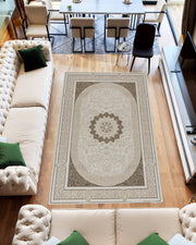 TRABZON RUG DESIGN 99903 Beige 2x8 Runner (2'6x7'9")"