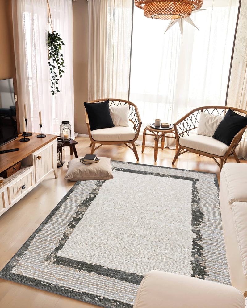 TRABZON RUG DESIGN 99904 Beige 8x11 (7'8x10'8")"