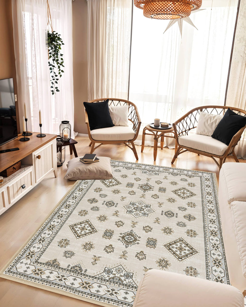 TRABZON RUG DESIGN 99905 Beige 10x13 (9'2x12'5")"