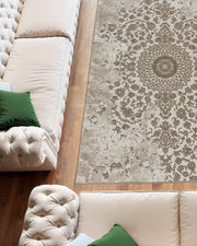 TRABZON RUG DESIGN 99906 Beige 7x10 (6'6x9'2")"