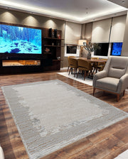 TRABZON RUG DESIGN 99907 Grey 7x10 (6'6x9'2")"