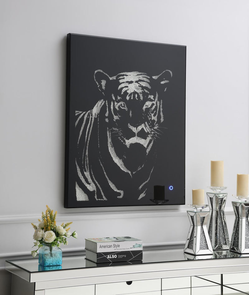 Arte de pared LED (Tigre)..