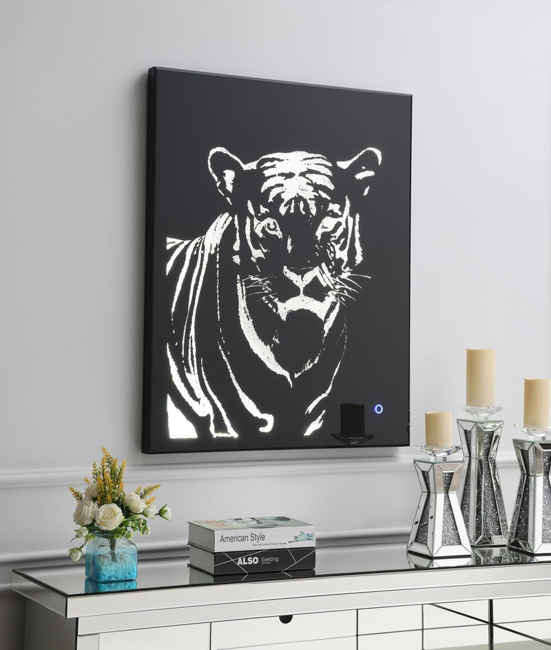 Arte de pared LED (Tigre)..
