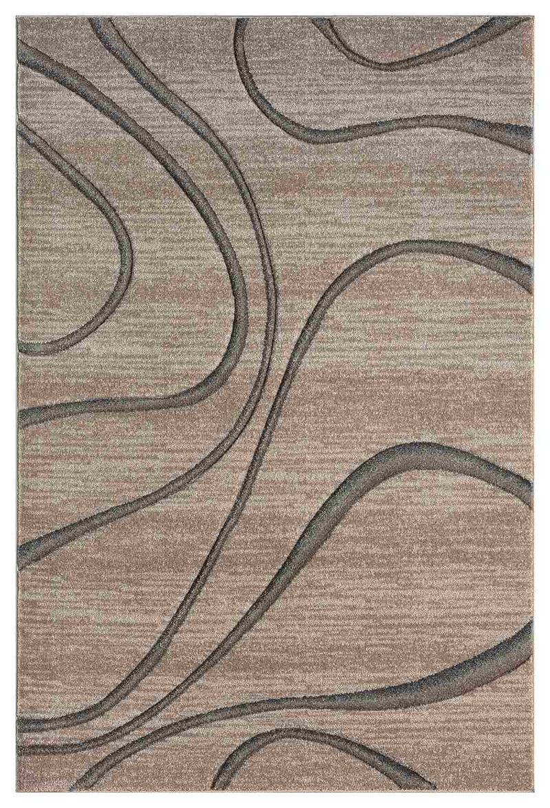 ATLAS Rug DESIGN 9953 Beige 5x8 (5'2x7'5")"