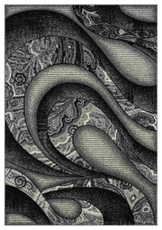 ATLAS Rug DESIGN 9961 Grey 8x11 (7'8x10'8")"
