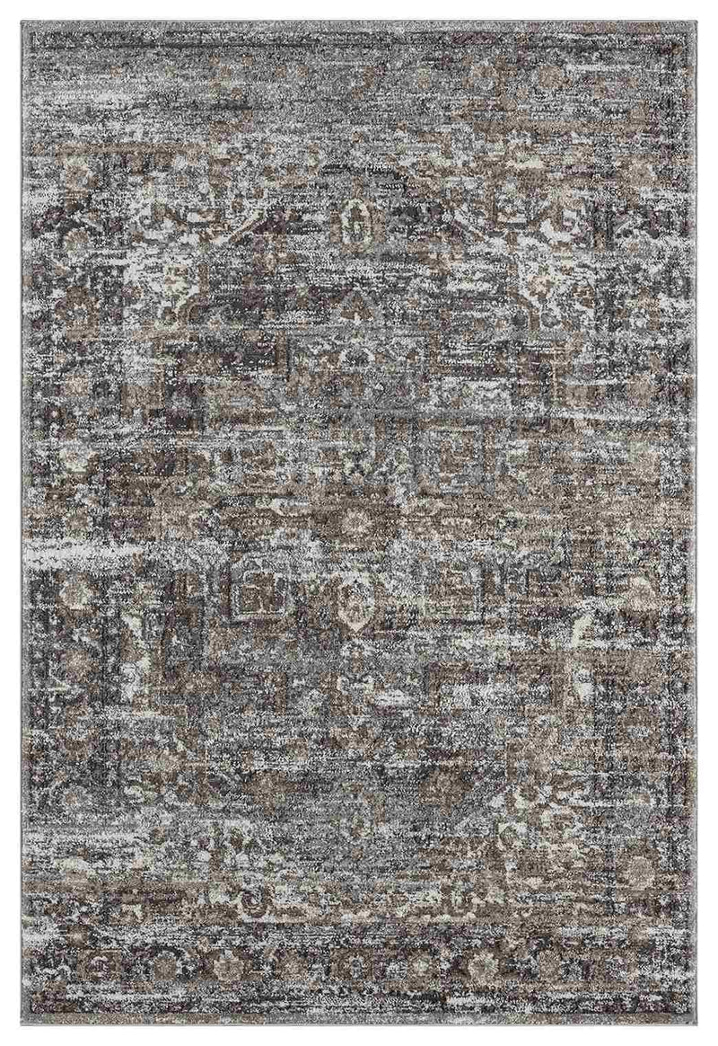 AURORA Rug DESIGN 9912 Grey 2x8 Runner (2'6x7'9")"