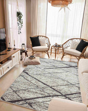 AURORA Rug DESIGN 9917 Grey 2x8 Runner (2'6x7'9")"