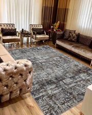 AURORA Rug DESIGN 9920 Grey 10x13 (9'2x12'5")"