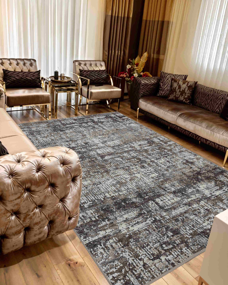 AURORA Rug DESIGN 9920 Grey 10x13 (9'2x12'5")"