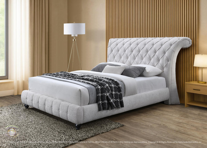 Creamy Bed Frame