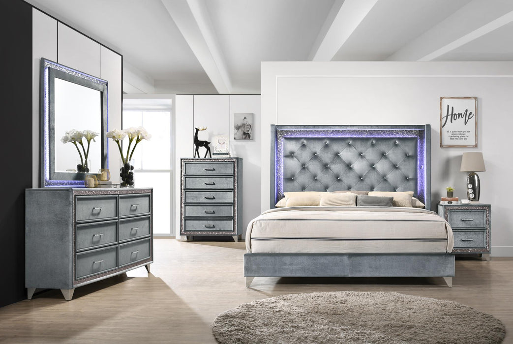 Monica Gray Bedroom Collection