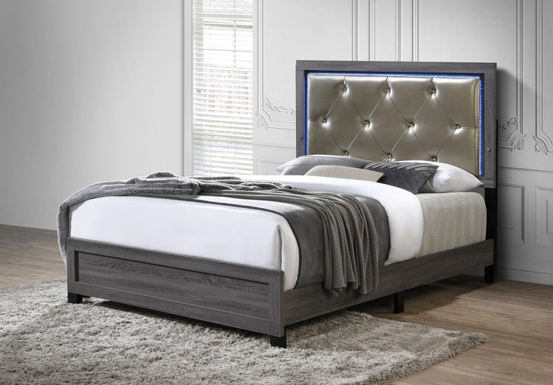 Colección de Dormitorio Camilla Acabado Gris