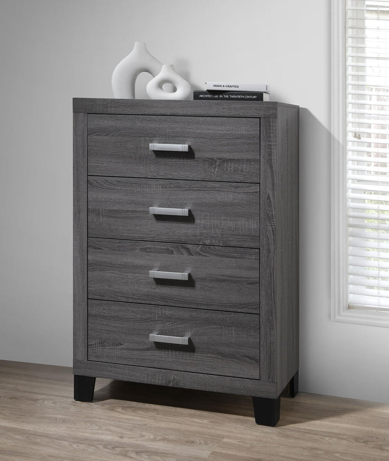 Colección de Dormitorio Camilla Acabado Gris