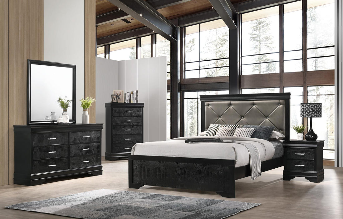 Arianna Black Bedroom Collection