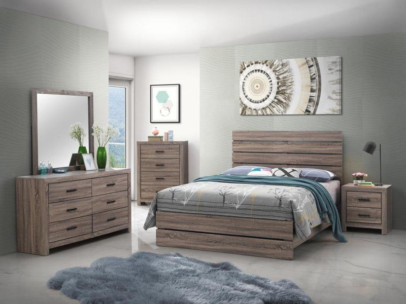 Cama King de la colección Julius Barrel Bedroom