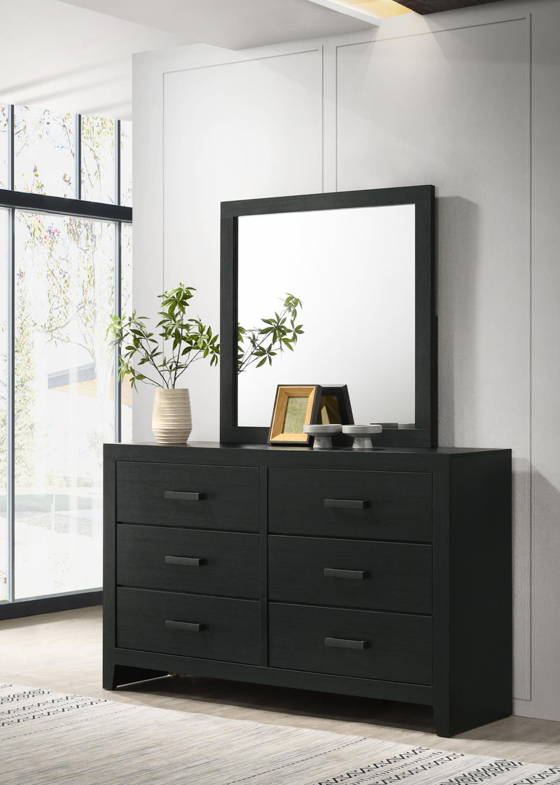 Colección de dormitorio Sable Ebony Black
