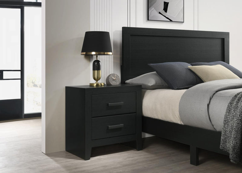 Colección de dormitorio Sable Ebony Black