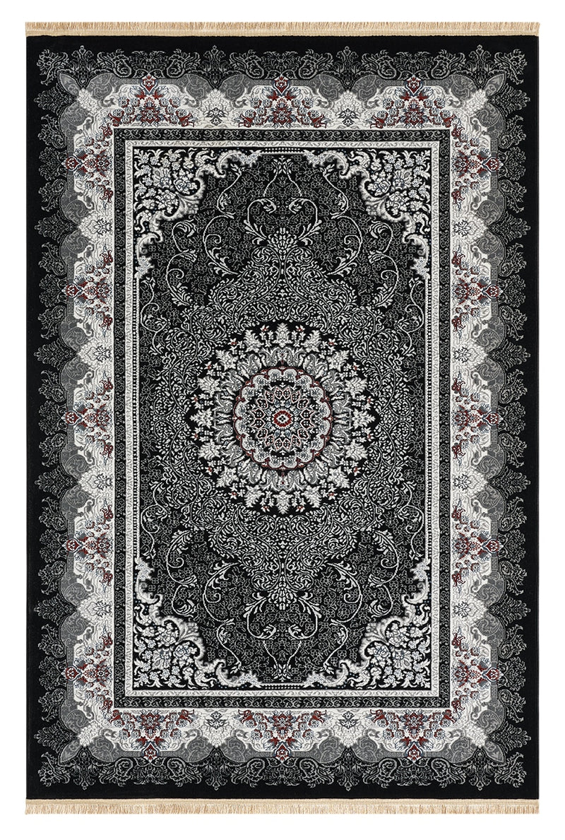 CASABLANCA Rug Design 10028 Grey 2x8 Runner (2'6x7'9")"