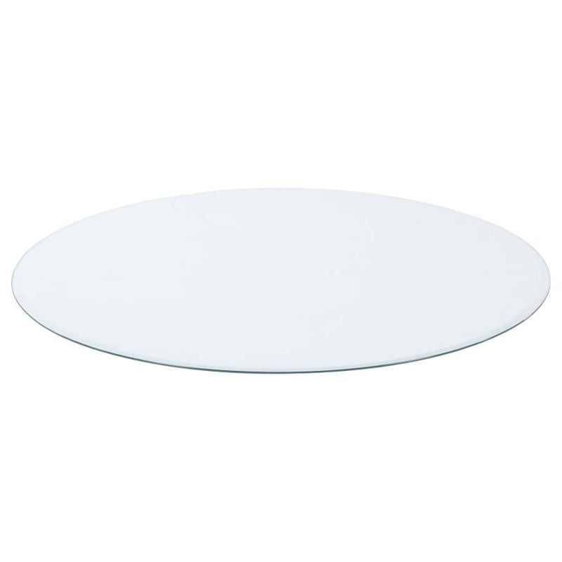 54-inch 10mm Round Clear Tempered Glass Top