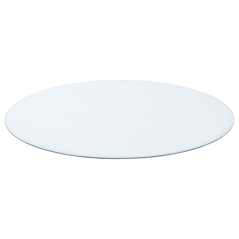 54-inch 10mm Round Clear Tempered Glass Top