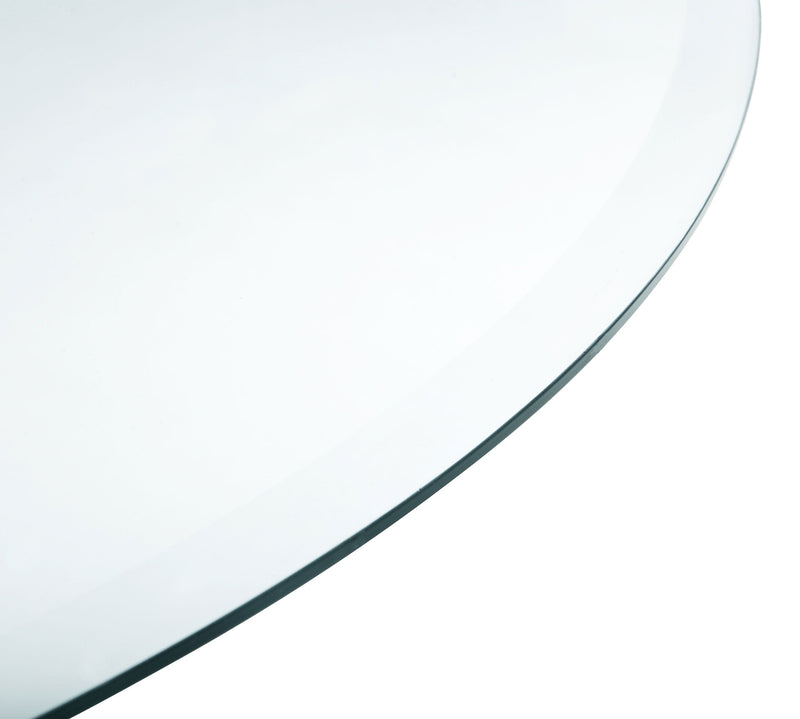 54-inch 10mm Round Clear Tempered Glass Top