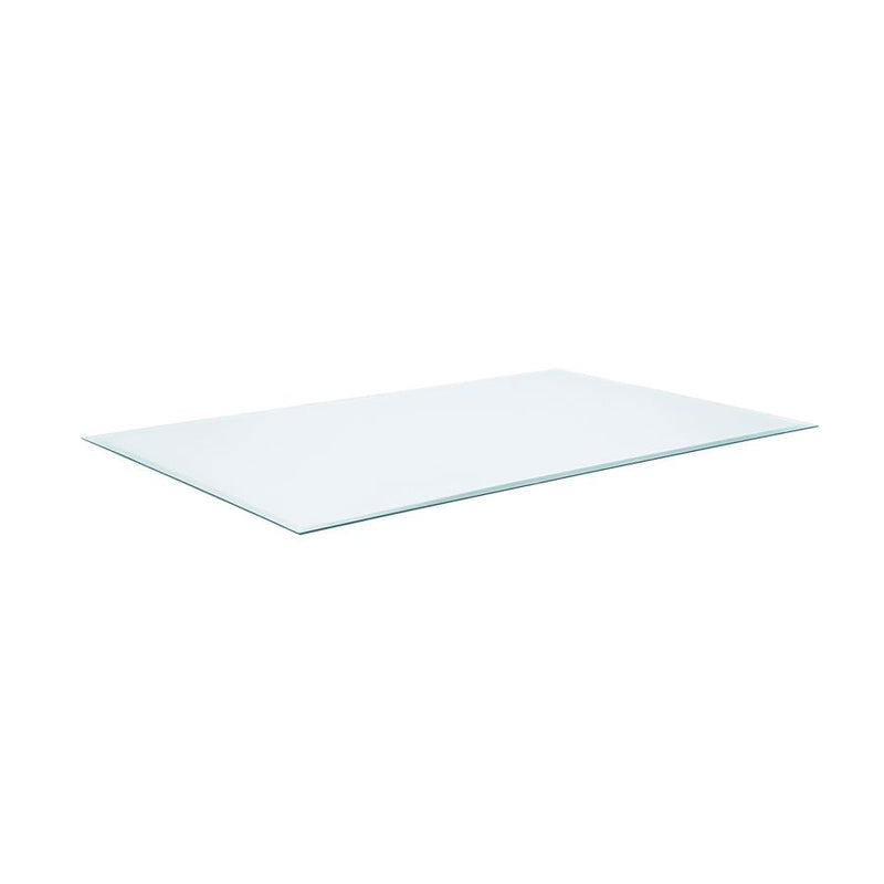 52x27-inch 6mm Rectangular Clear Tempered Glass Top