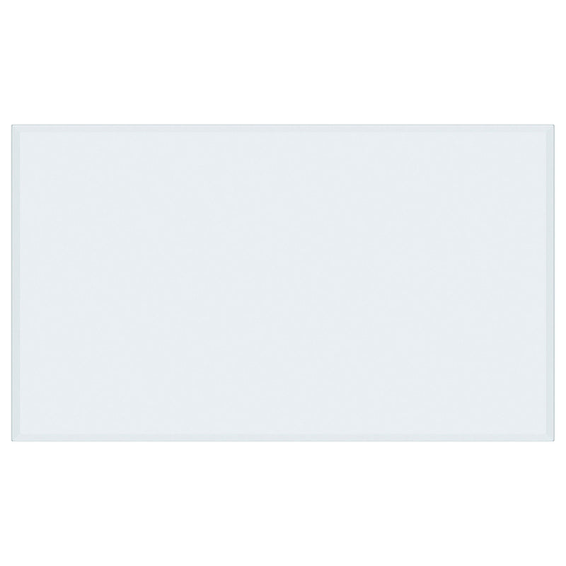 52x27-inch 6mm Rectangular Clear Tempered Glass Top