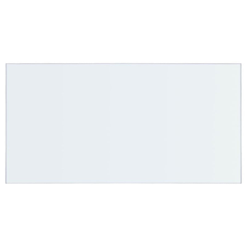 52x27-inch 6mm Rectangular Clear Tempered Glass Top