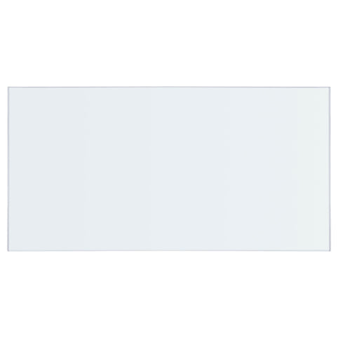 60x36-inch 6mm Rectangular Clear Tempered Glass Top