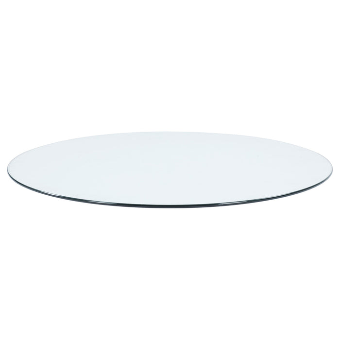 52-inch 12mm Round Clear Tempered Glass Top
