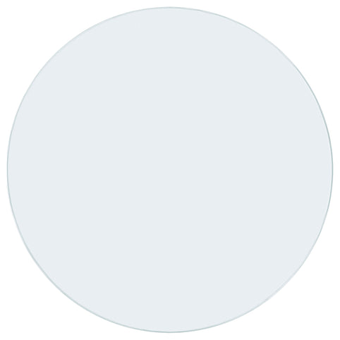 52-inch 12mm Round Clear Tempered Glass Top