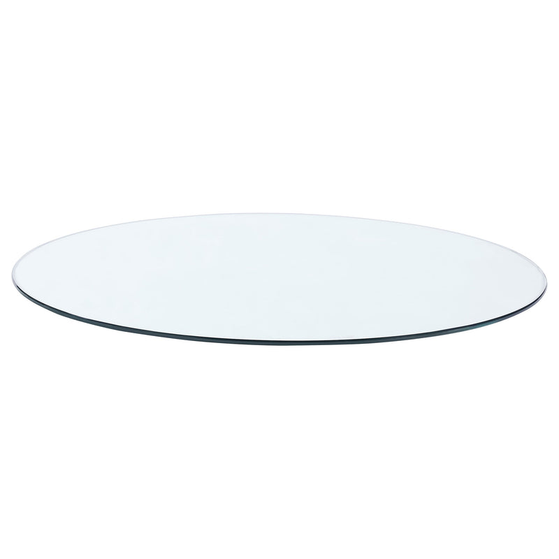 54-inch 10mm Round Clear Tempered Glass Top