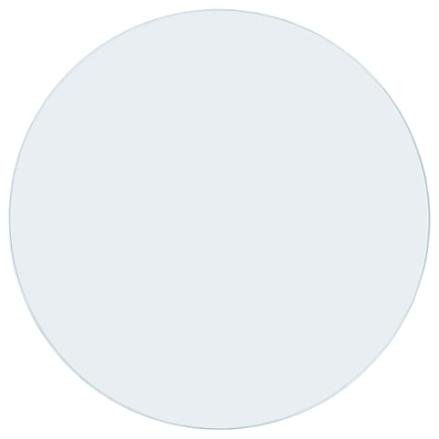 52-inch 12mm Round Clear Tempered Glass Top