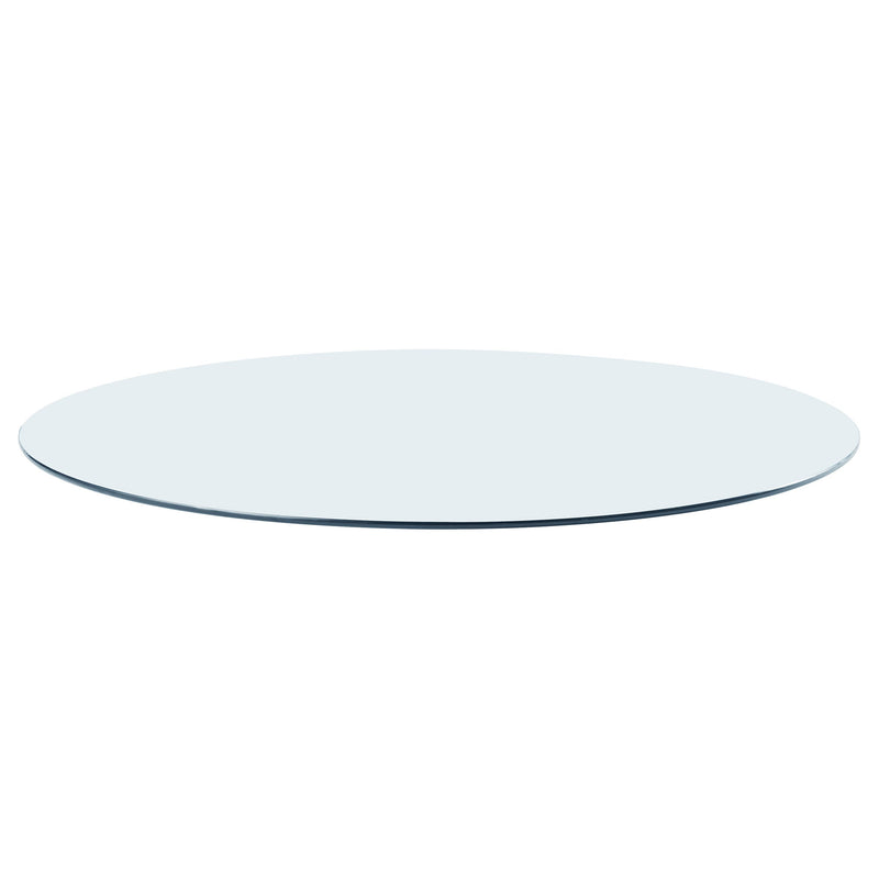 54-inch 10mm Round Clear Tempered Glass Top