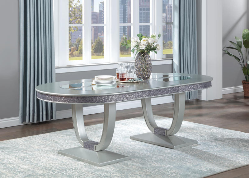 Colección de Comedor Christina Silver Shimmer