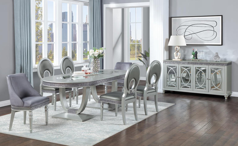 Colección de Comedor Christina Silver Shimmer