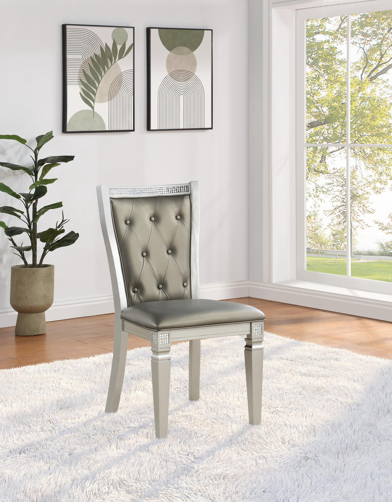 Colección de comedor Catherine Silver Shimmer