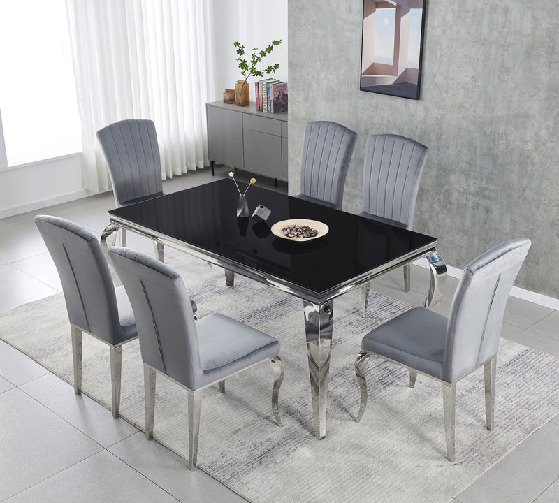 Mesa de comedor Bella Ciao y 6 sillas