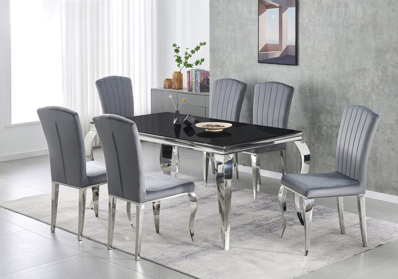 Mesa de comedor Bella Ciao y 6 sillas