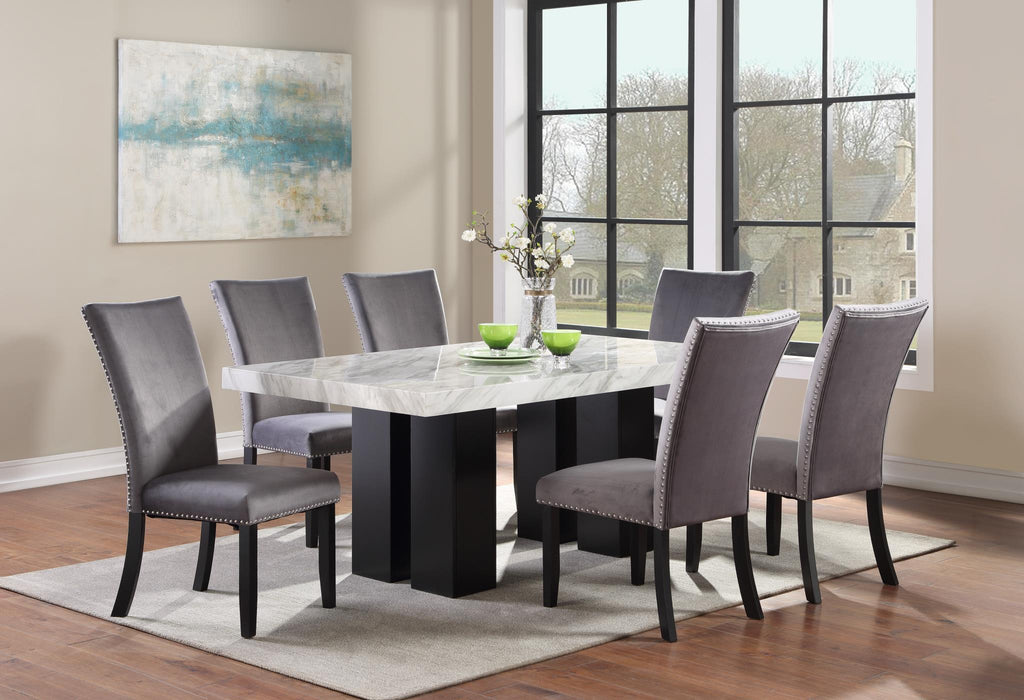 Dining Table & 4 Black Chairs