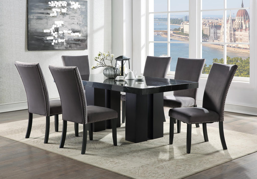 Dining Table & 4 Black Chairs