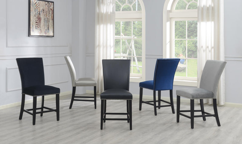 Velvet Counter Chair