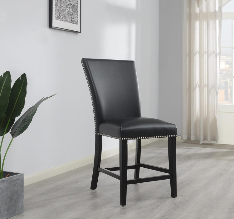 Black Velvet Counter Chair (Price Per Chair/Moq 2)