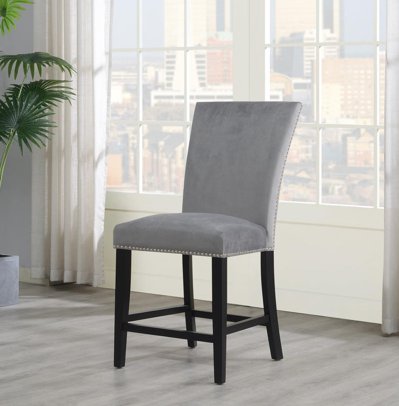 Velvet Counter Chair